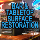 Current Lake Area Painting Bar and Table top Surface Restoration